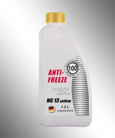 PROFESSIONAL HUNDERT Antifreeze HG 13 Yellow
